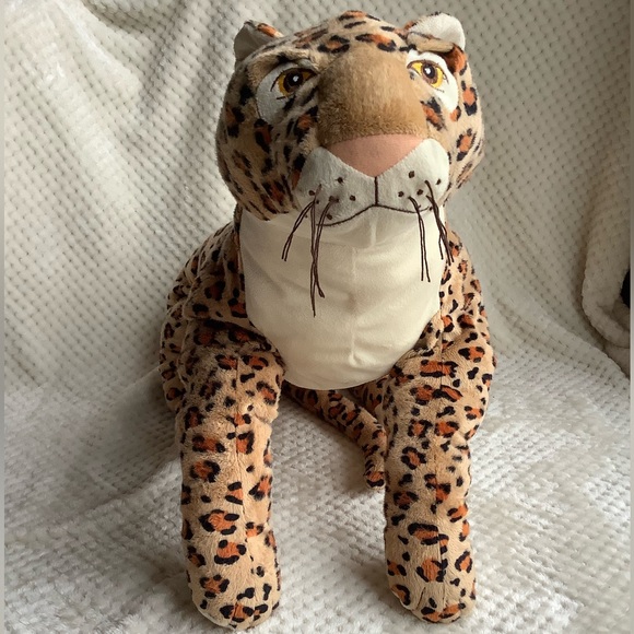 IKEA Morrhar Large Plush Leopard Jaguar 32 inch Big Cat Stuffed Animal Toy - Picture 8 of 16